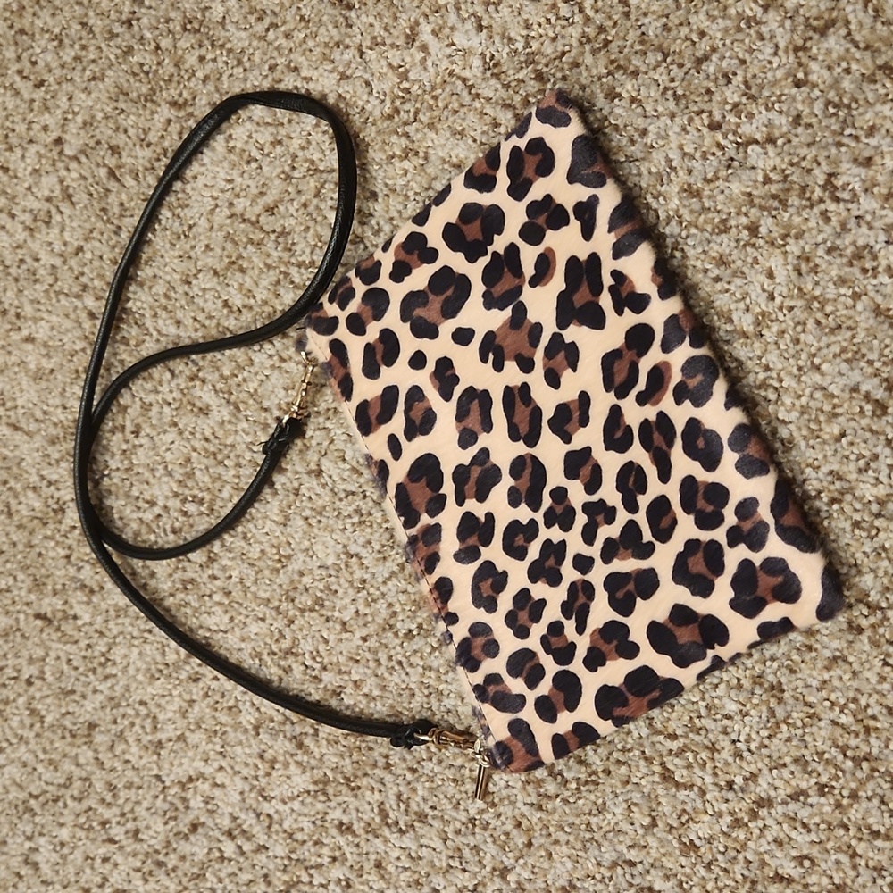 H&M Leopard print purse